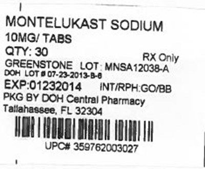 Label Image For 10mg (10mg Greenstone)